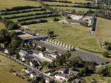 Vue aérienne de la taurellerie de l'Aigle