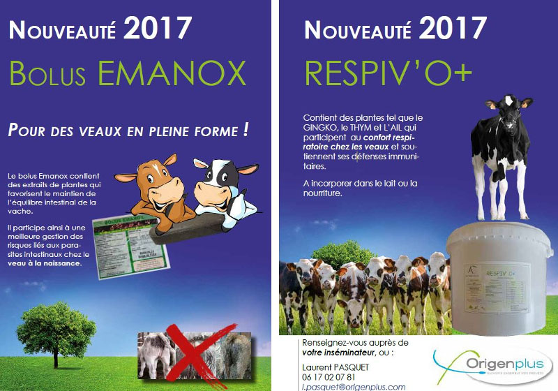 Flyer Bolus Emanox et Respiv' O+