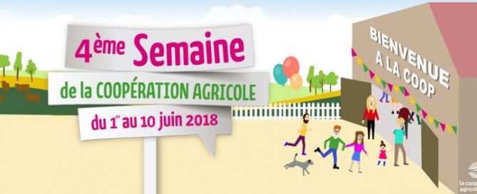 Affiche de la 4ème semaine de la coopération agricole