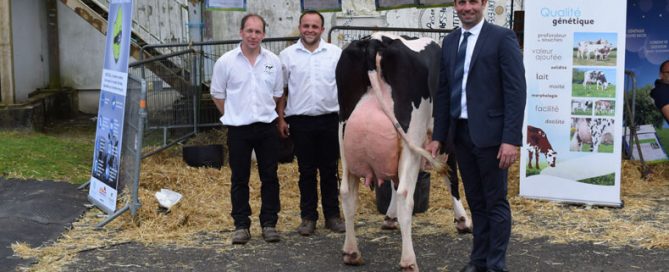 HUGUETTE au GAEC Auguste – Grande Championne Holstein et Championne Suprême du Comice d’Eure et Loir 2018