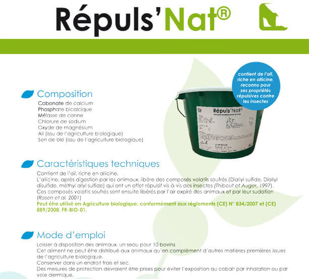Fiche technique du Répuls'Nat