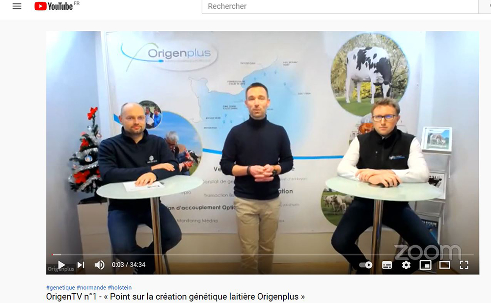 Capture d'écran du replay d'Origen'TV présent sur Youtube