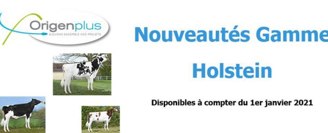 Les nouveautés Prim'Holstein au 1er janvier 2021