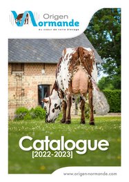 Couverture du catalogue Origen Normande 2022 - 2023