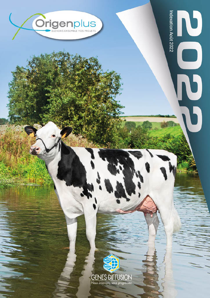page de couverture du catalogue Prim'Holstein 2022-2023